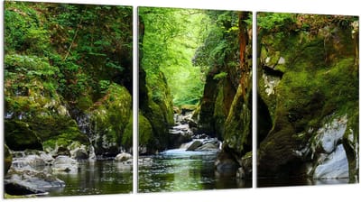 TMK ArtDeko - Beschermplaat van glas - 3x30x52 cm - Gehard glas - Antibacterieel