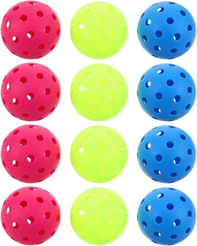 Oefenhonkballen Hol - Trainingsballen Softbal - Slagtechniek Oefenen - Geperforeerd Plastic - 74 cm - Diverse kleuren