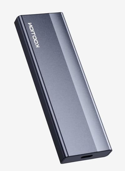M.2 NVMe behuizing voor SSD's, USB 3.2 Gen2 10Gbps, PCIe 3.0, aluminium, ondersteunt 2230/2242/2260/2280 M.2 NVMe SSD's met thermische pad accessoires, snelle dataoverdracht en optimale koeling