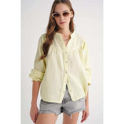 Musselin Katoenen Shirt