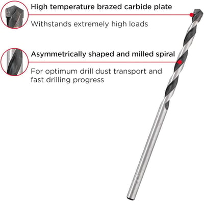 Granietboor Ø 3 mm met hardmetalen snijkant voor extreem duurzame prestaties