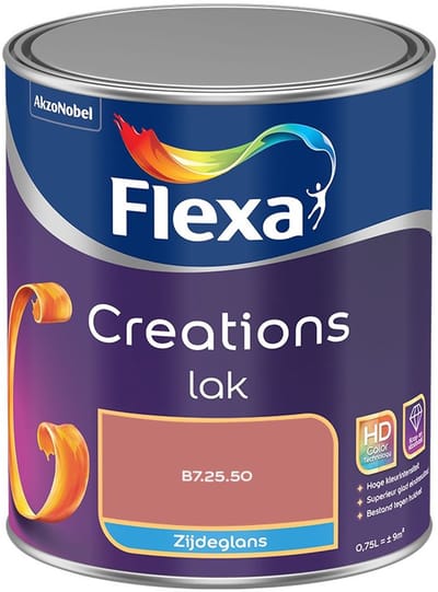 Flexa - Creations Lak Zijdeglans - B7.25.50 - Mengverf - 750 Ml