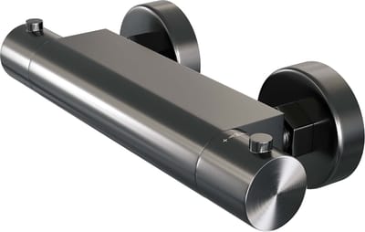 Brauer Gunmetal Edition - Opbouw Douche Thermostaatkraan - Gunmetal Geborsteld PVD