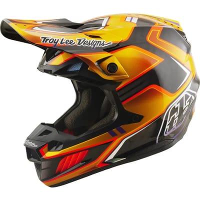 Troy Lee Designs SE5 Carbon MIPS Crest Motocrosshelm -