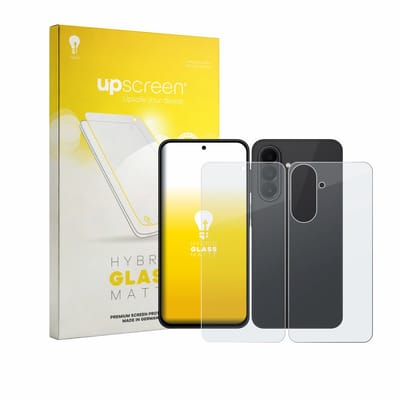 upscreen - Screenprotector voor Samsung Galaxy A27 5G (Voor+Achter) - Folie Beschermfolie Beschermglas matte