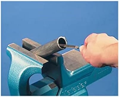Halfronde werkplaatsvijl 150 mm met ergonomisch heft - voor universeel gebruik in metaalbewerking