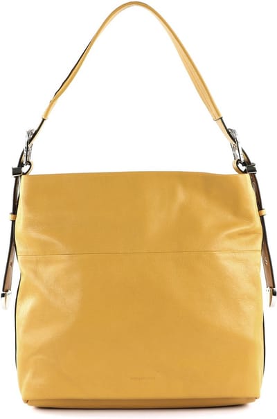 FREDsBRUDER Leren Schoudertas Kesey Shoulderbag Sunny Yellow Mosterdgeel