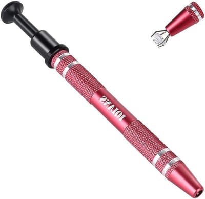 Pincet Tool - Grijper Tool - Kleine Onderdelen Pakken - Roestvrij Staal - 4 Prongs - Zilver