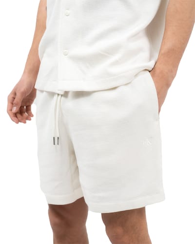 Calvin Klein Hd Cotton Waffle Shorts Tofu Size: XL | Shorts Outlet | Heren | Beige