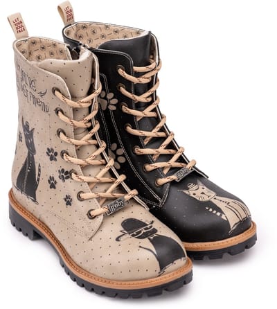 GOBY Whisker Wander Enkellaarsjes – Damesboots – Handgemaakt – Premium Kwaliteit – Maat 35