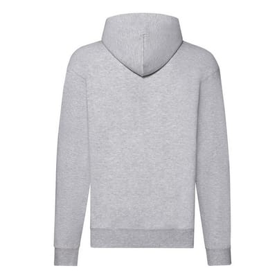 Fruit of the Loom Heren Classic Heather Hooded Jacket (Heide Grijs)