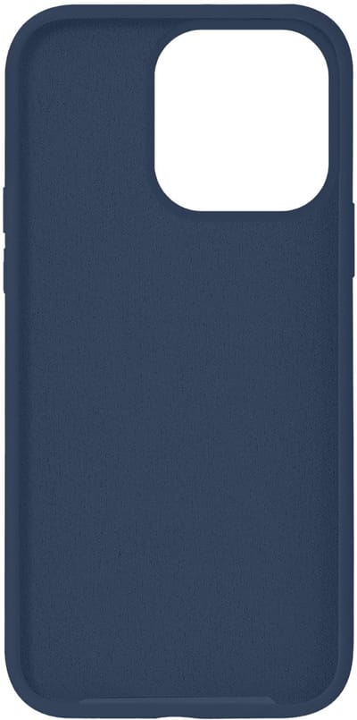Jaym, Hoesje geschikt voor Apple iPhone 15 Pro Max - Siliconen MagSafe met Microvezel, Blauw
