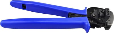 Krimptang Zonnepanelen - PV Connector Tang - Installatie Elektra - Precisie Ratel Mechanisme - 270 mm Lengte - Blauw