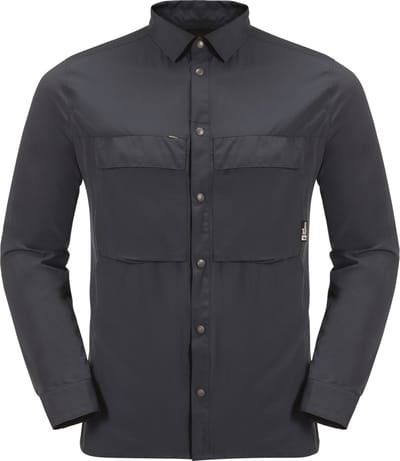Jack Wolfskin Atacama LS Shirt Men - Outdoorblouse - Heren - Blauw - Maat M