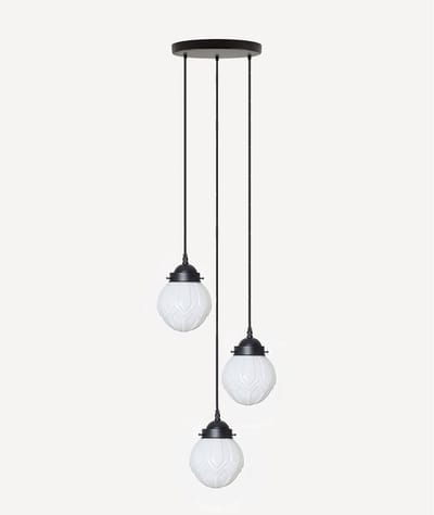 3 lichts hanglamp Victory - Art Deco Trade