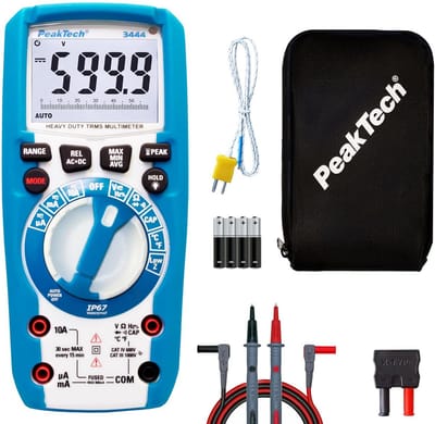 Waterdichte Digitale Multimeter (IP67) - True RMS, 6000 Counts, Robuust Meetinstrument
