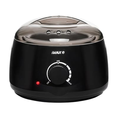 iWAX 100 Waxverwarmer Zwart – 100W – 400-500 ml – Professionele Waxbrander voor Harde en Zachte Wax – Inclusief 100 Handschoenen