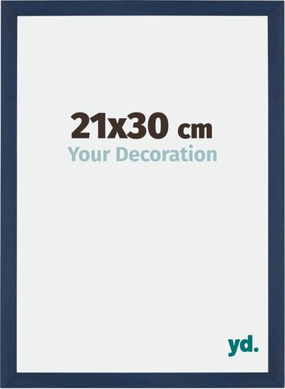 Your Decoration - Fotolijst 21x30 cm - MDF - Donkerblauw Geveegd - Mura
