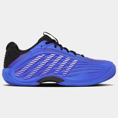K-Swiss Hypercourt Express 3 Clay Heren Tennisschoen - Gravel - Alle Ondergronden - Sportschoen - Blauw - Maat 41