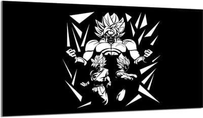 TMK ArtDeko - Serie Anime - Glazen Beschermplaat voor Fornuis - 90x52 cm - Gehard Glas