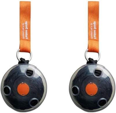 Boodschappentas met vliegende schijfvorm, inklapbaar en draagbaar, zwart, 3,5 inch, duurzaam, roterende opslag.