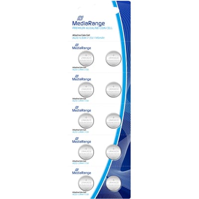 MediaRange AG13 | LR44 | 1.5V | 145mAh 10 pak