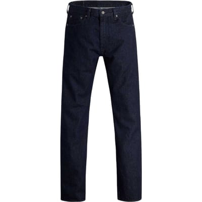Levis Heren 5 Pockets Rechte Jeans (Zwart)