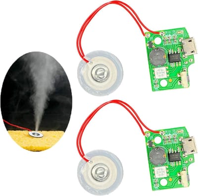 Mist Maker Set - Luchtbevochtiger Module - Binnenklimaat Verbeteren - Ultrasoon Verstuivingsprincipe - 2 Stuks - Wit