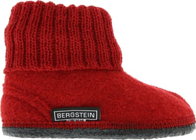 Bergstein Cozy Sloffen Unisex Junior - Red - Maat 20
