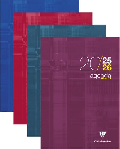 Clairefontaine 3199C, Patroon, Verschillende kleuren, A4, 112 vel, 90 g/m², Softcover