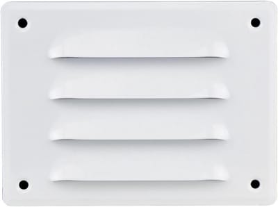 Ventilatierooster - Afdekking Muur - Luchtcirculatie Verbeteren - Bescherming Tegen Knaagdieren - 140 x 105 mm - Wit