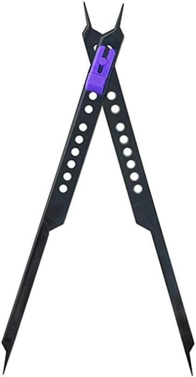 Proportionele Deler - Tekengereedschap - Kunst Schetsen - Verstelbare Overdracht - 26 cm Lengte - Zwart Lila
