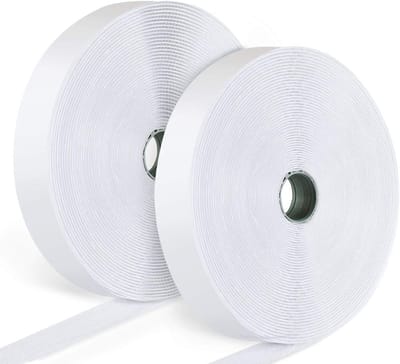 15 meter zelfklevende tape, herbruikbare dubbelzijdige plakkende tape voor zware toepassingen (20mm, wit)
