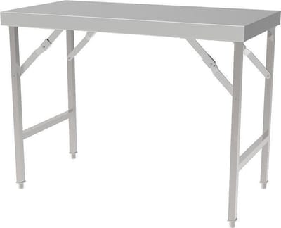 Professionele Inklapbare Werktafel | 150cm breed | RVS | Combisteel | 7490.0010 | Horeca