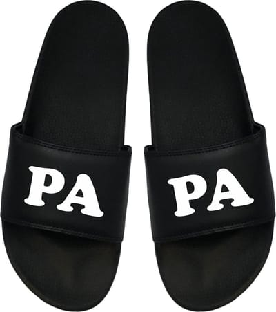 Cadeau Kerst - Cadeau Kerstmis - Papa - Vaderdag Cadeautje - Vaderdag - Cadeau Vader - Cadeau Vaderdag - Papa Badslippers- Badslippers Heren - Cadeau Badslippers 48