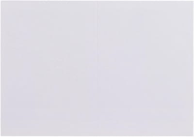 SnelShoppen - Dubbele Kaarten A6 10,5 x 14,8 cm - 100 Stuks Blanco Witte Vouwkaarten - Perfect voor Wenskaarten, Uitnodigingen en Creatief Tekenen - 3