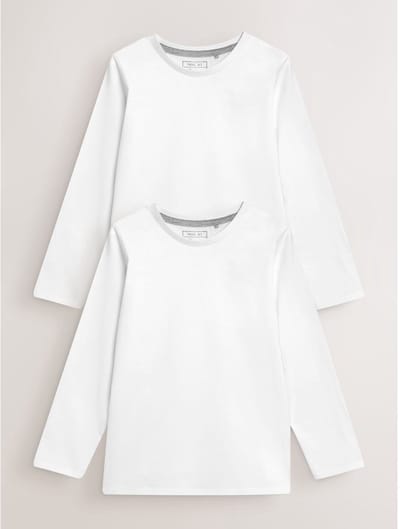 Next - Jongens - T-shirts met lange mouwen - Wit