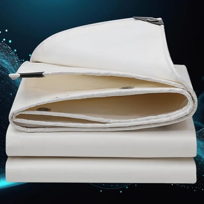 Afdekzeil Waterdicht - Beschermzeil Zeildoek - Buiten Beschermen - Scheurvast UV-bestendig - 1.8 x 5 m - Wit
