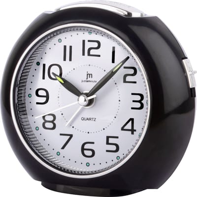 Just a Minute | Wekker | Zwart | Stil uurwerk