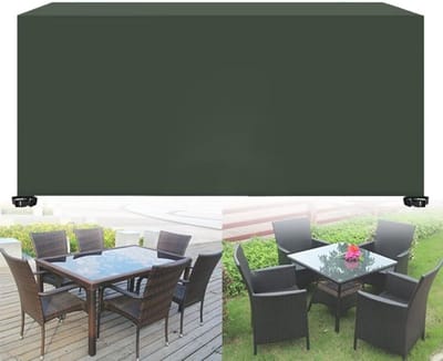 Waterdichte Tuinmeubelhoes Rechthoekig Tafel en Stoel Set Cover - UV-bestendig en Winddicht