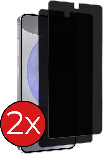 Screenprotector - 2 Stuks - Geschikt voor Samsung Galaxy S24 - Privacy Filter - Beschermglas - Gehard Glas - Tempered Glass - Screen Protector