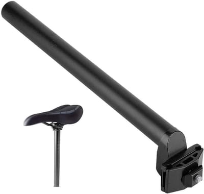 Aluminium Zadelpen voor Mountainbike - Verende Zadelpen Buis met Micro Klem - Geschikt voor Fietsen MTB BMX - 25.4 * 300mm - Lichtgewicht en Duurzaam