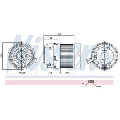 Binnenventilator NISSENS 87677