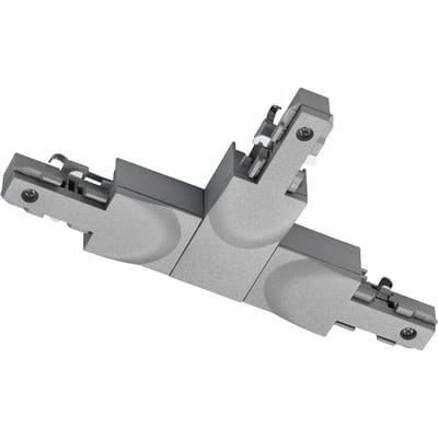 Trio Lighting T-verbinder DUOline aardedraad buiten links titaan