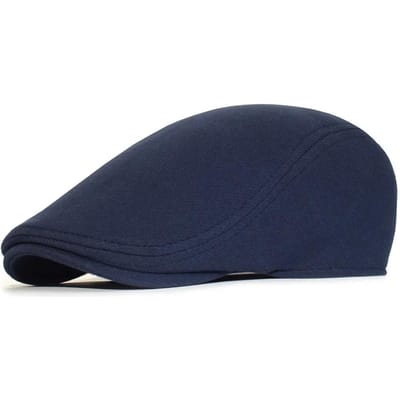 Casquettes gavroche unies pour hommes Chapeaux de peintre britanniques Bérets Printemps Automne Casquettes plates blue