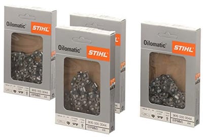 4 Zaagkettingen 3/8 inch P, 1,1 mm - Geschikt voor 30 cm Geleiderail