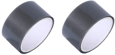 Hor Reparatie Tape - 2 stuks - Hor Reparatie - 5x200cm - Muggengaas Plakband - Horrengaas Tools - Hor Reparatietape - Deurhor / Raamhor - Zwart