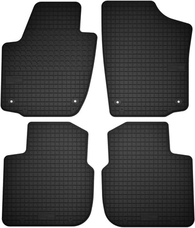 Wielganizator SolidTread - Skoda Rapid Autotapijten - 2013-2019 - Zwart - 4 Stuks