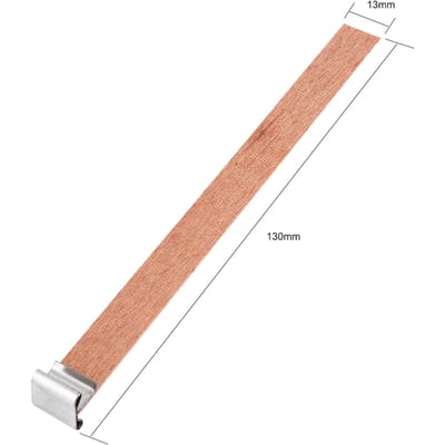 40 stuks/partij Houten Lont Was Kaars Werken Kern Houders Handgemaakt DIY Knutselen Maken 13×130mm