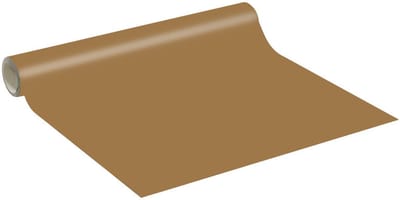 Decoratieve zelfklevende vinylfolie op rol per meter - Wasbare, waterdichte sticker voor muren, keukens en meubels - 60 cm x 7 m - Koper